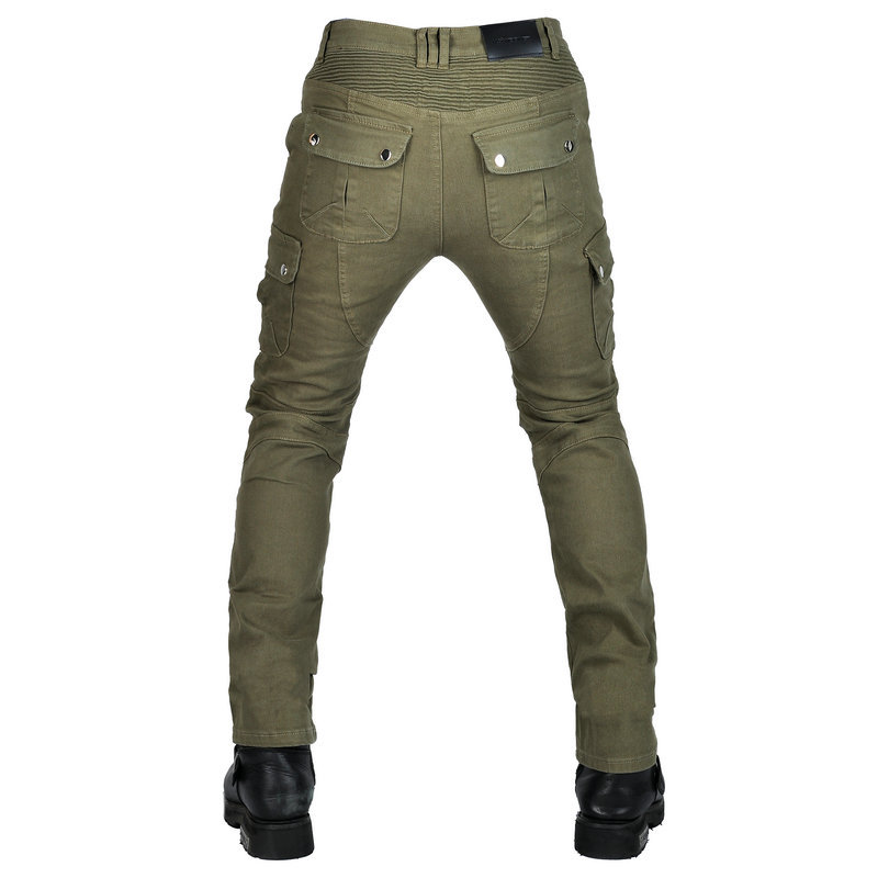 LOONG BIKER motocicleta pantalones vaqueros vintage de motocicleta resistentes a la caída pantalones de ciclismo resistentes al desgarro de Kevlar