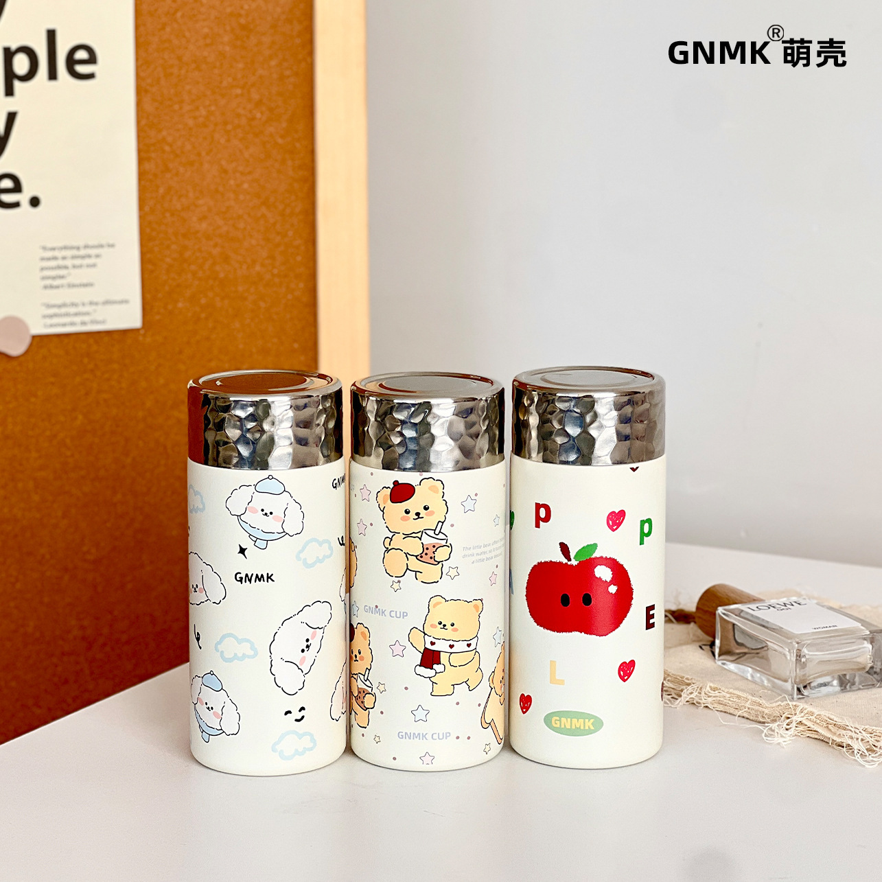 GNMK迷你保温杯女高颜值2025新款316不锈钢便携小巧口袋保冷水杯