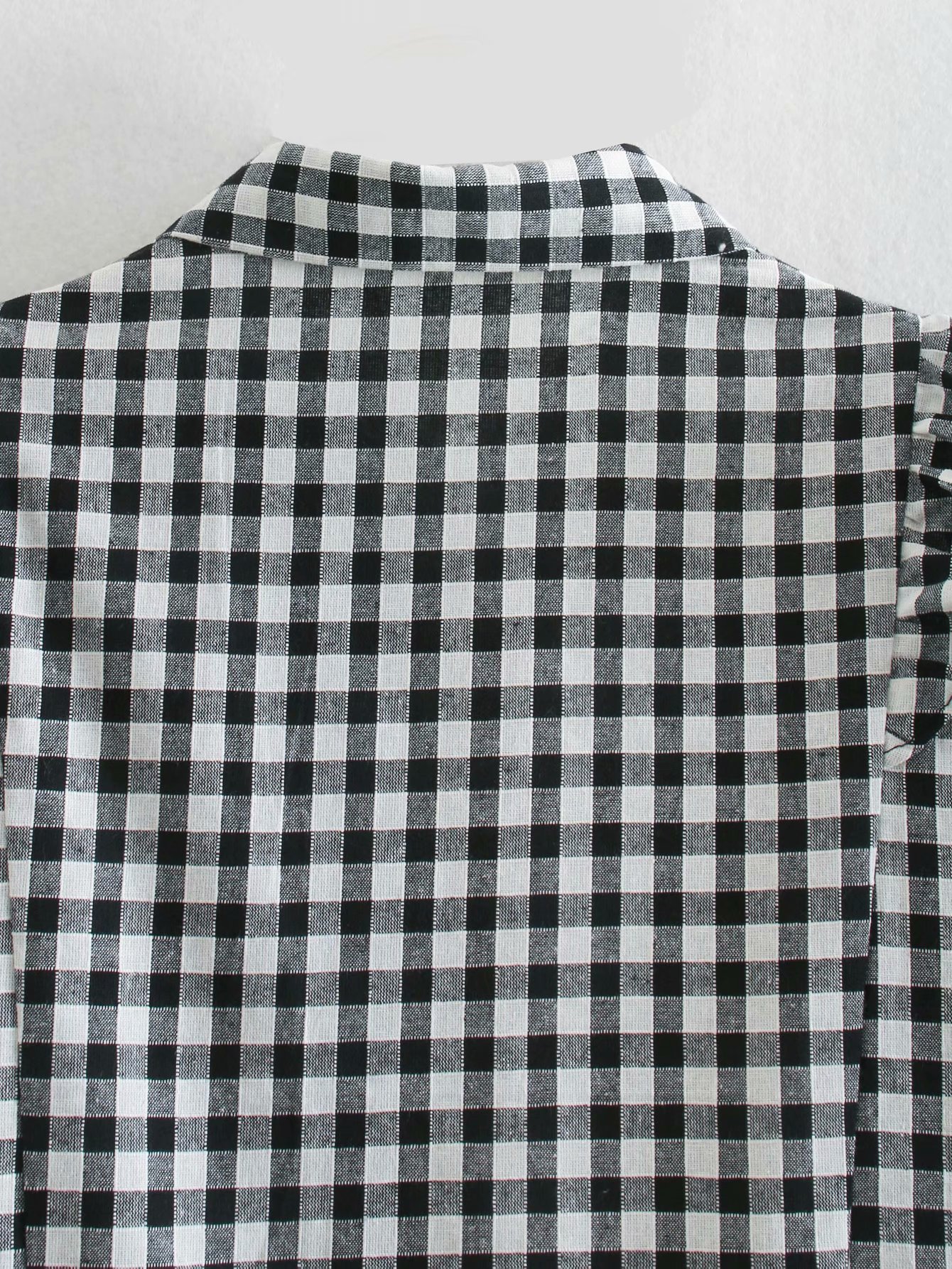 winter ruffled cotton blouse NSAM20624