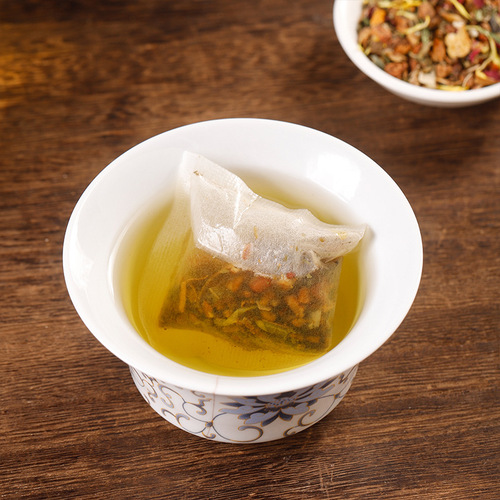 Ancient prescription Han Li Qing Patchouli Mint Tea Honeysuckle Platycodon Mulberry Leaf Houttuynia Tea Wholesale health tea one-piece drop shipping