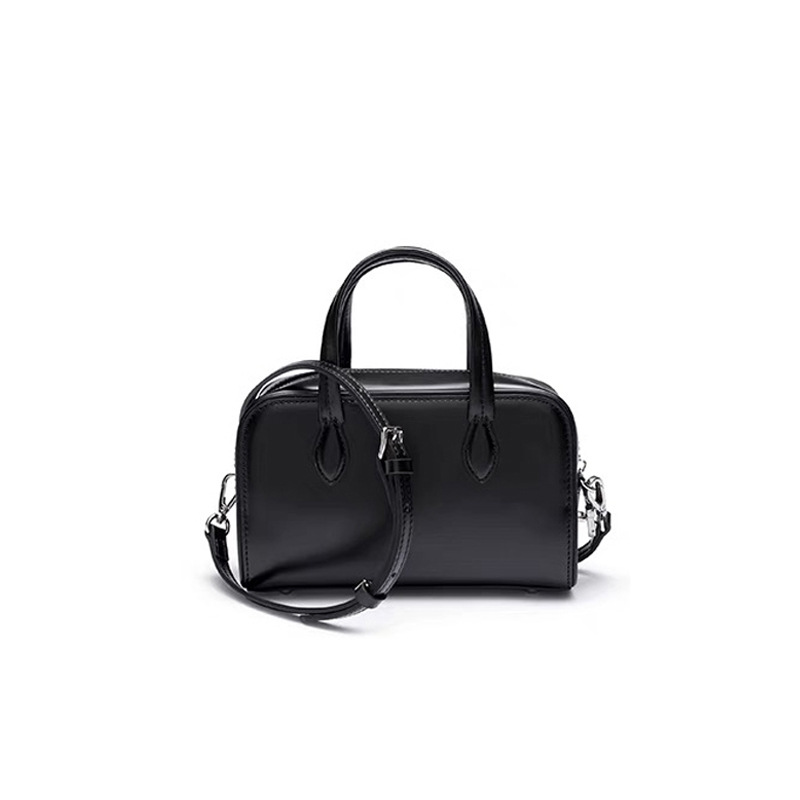 Pillow Bag Women's Crossbody Bag Genuine Leather Boston Bag 2026 New Arrival Niche Luxury Commuter Handbag - Thumbnail 5