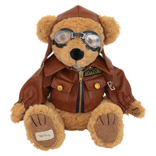 泰迪熊公仔毛绒玩具空军熊玩偶娃娃批发儿童生日礼物女生床上摆件