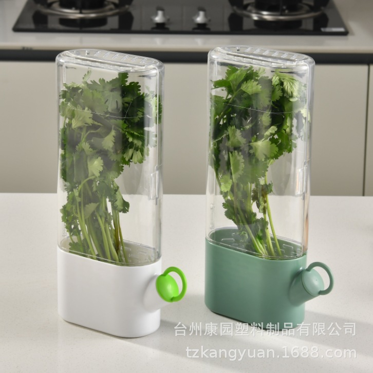 Caja de preservación de vegetales de vainilla transfronteriza anti-compresión preservación creativa cilantro preservación de tazas fabricantes al por mayor hechos en casa