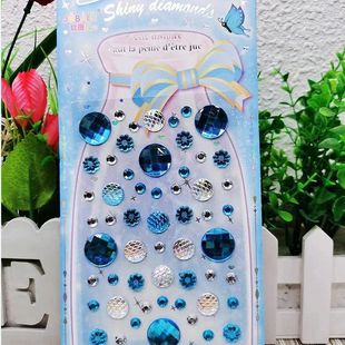Children's diy acrylic Diamond stickers all over the Sky star Stone stickers accessories decorative stickers in stock wholesale
