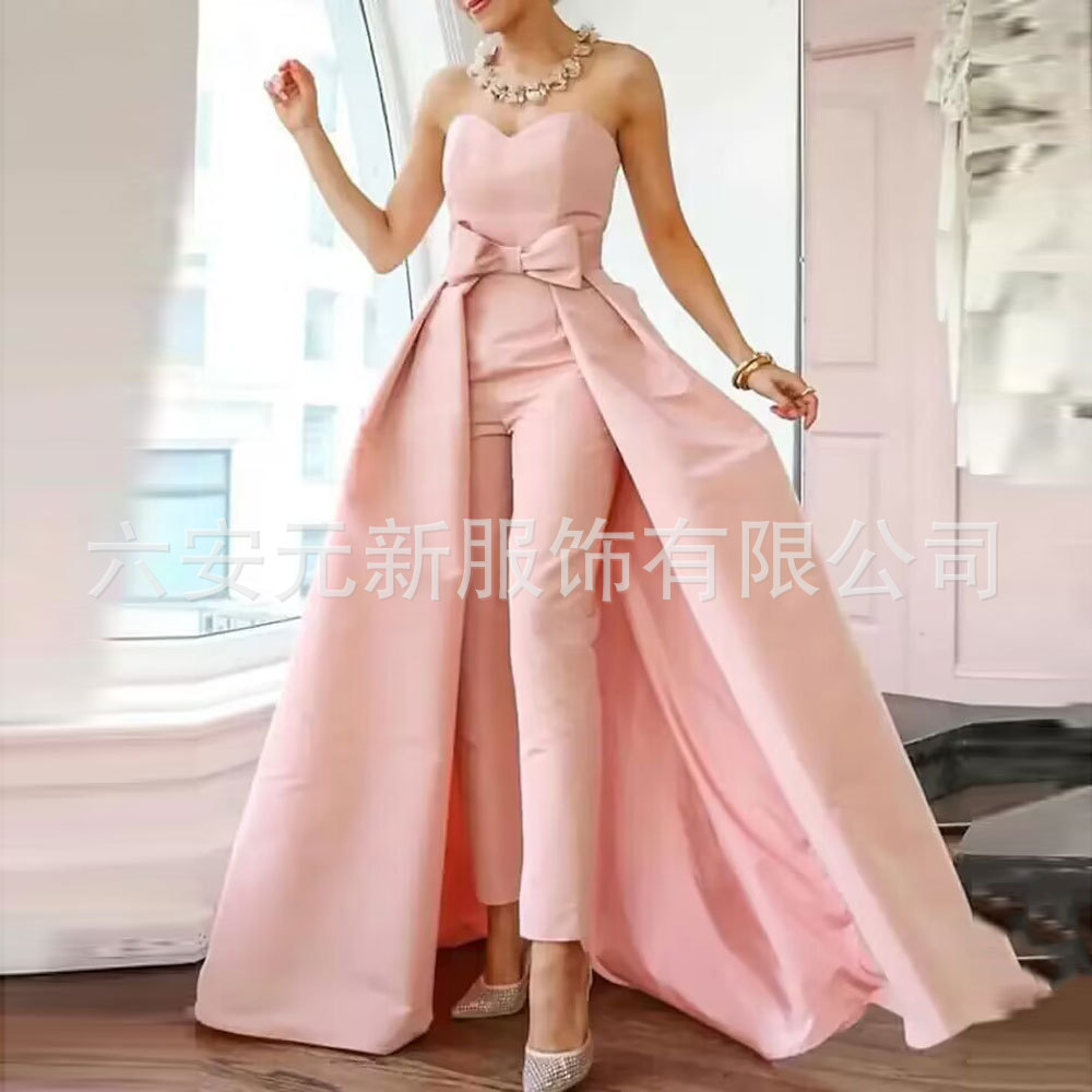 Amazon AliExpress nuevo tubo de las mujeres Top desmontable falda banquete bola vestido mono vestido
