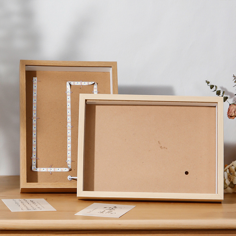 DIY Creative Hollow Light Painting Photo Frame Display Stand Hollow Frame Grooved Style Hollow 3cm 8inch A4 Night Light Picture Frame DIY Creative Hollow Light Painting Photo Frame Display Stand Hollow Frame Grooved Style Hollow 3cm 8inch A4 Night Light Picture Frame