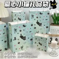 Новый подарочный пакет Love Little Black Cat, красивый упаковочный пакет, подарочная ручная сумка для хранения, креативный праздничный подарок