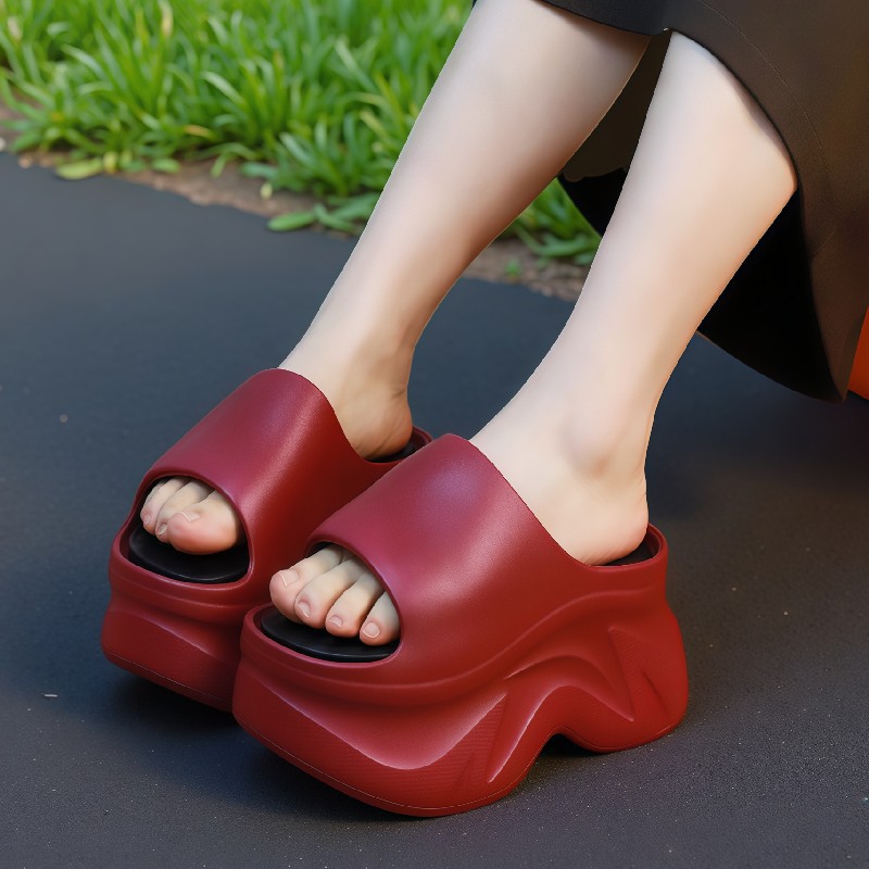 Women's summer fashionable ultra-soft women's slippers platform…