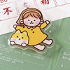 Acrylic brooch, cartoon clothing for elementary school students, bag, pack, decorations