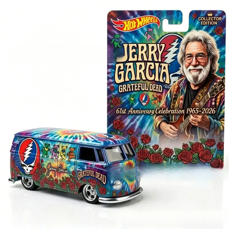 Cross-Border Hot Wheels Jerry Garcia 61St Bus Hot Wheels 61St Anniversary Bus Cross-Border Hot Wheels Jerry Garcia 61St Bus Hot Wheels 61St Anniversary Bus