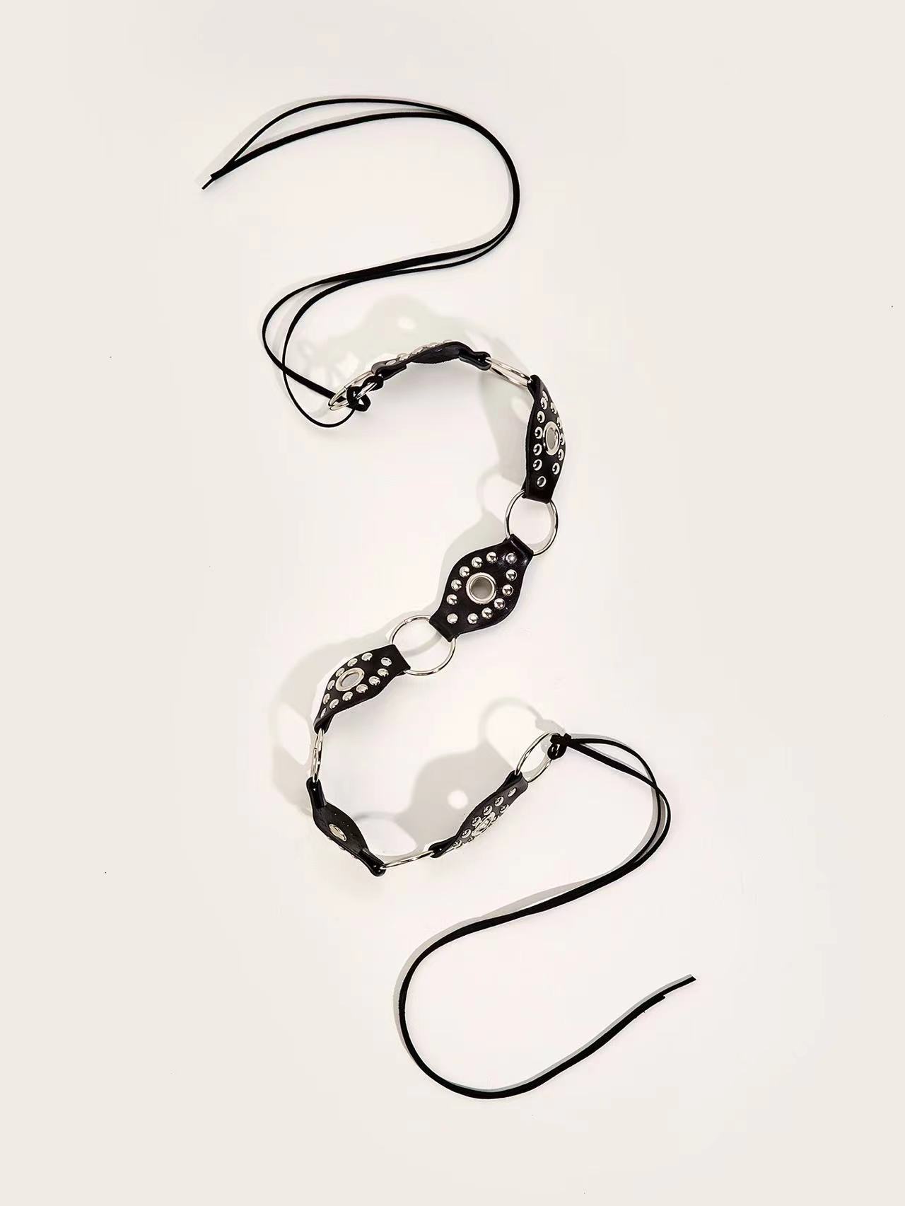 Retro Simple Style Solid Color Metal Plating Women's Leather Belts display picture 4