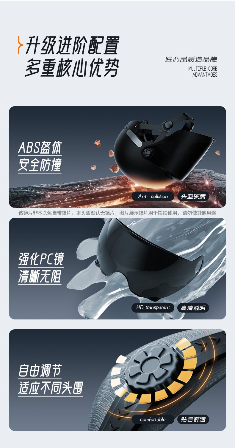 Suitable for the new national standard 3C certified electric vehicle helmet for men and women, electric motorcycle winter riding safety helmet