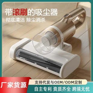Pet Vacuum Cleaner for Hair and Cat Hair, Handheld Household Strong Suction Roller Brush, Bed Mite Remover, Wireless Multifunctional