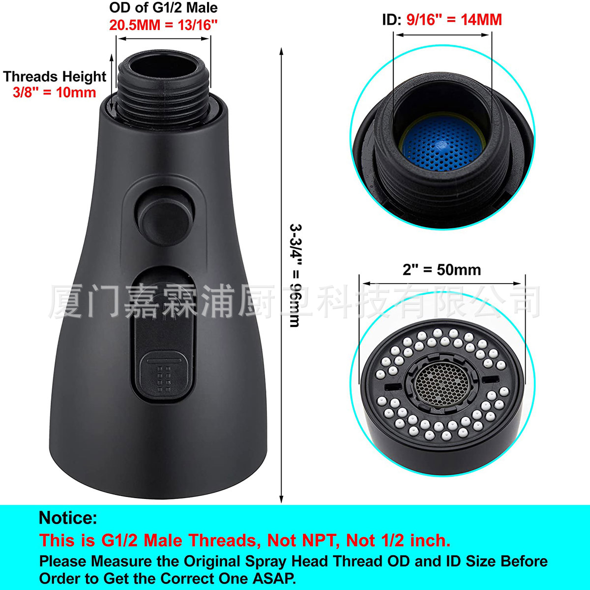 Cross-border kitchen sink, three-function, double-blade water, mesh water, small waist, pull-out faucet, shower head undefined