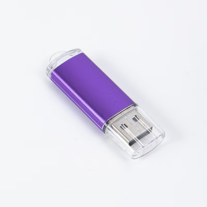 Memoria USB de colores brillantes al por mayor para licitación, 64 GB, grabado de logotipo personalizado creativo, pequeña capacidad, memoria USB de metal de alta velocidad 3.0 para regalo
