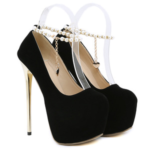 16 cm�Ըг��߸������߸�Ь�����Ů�ļ�ģ����������ŮЬ����Ь