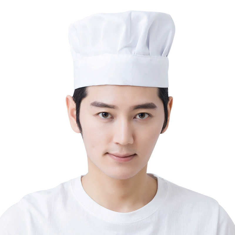 Chef hat for autumn and winter, kitchen oil-smoke protection, hotel catering work hat, white mushroom cap, customized