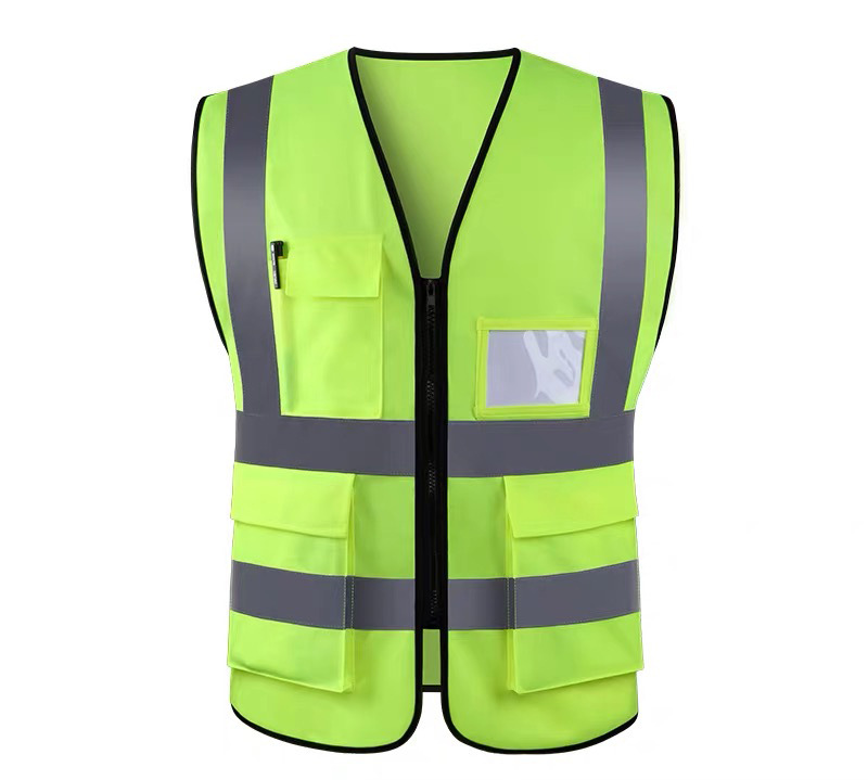 Chaleco reflectante de malla transpirable comando de tráfico construcción saneamiento ropa reflectante para llevar chaleco de conducción Aprobación de fábrica