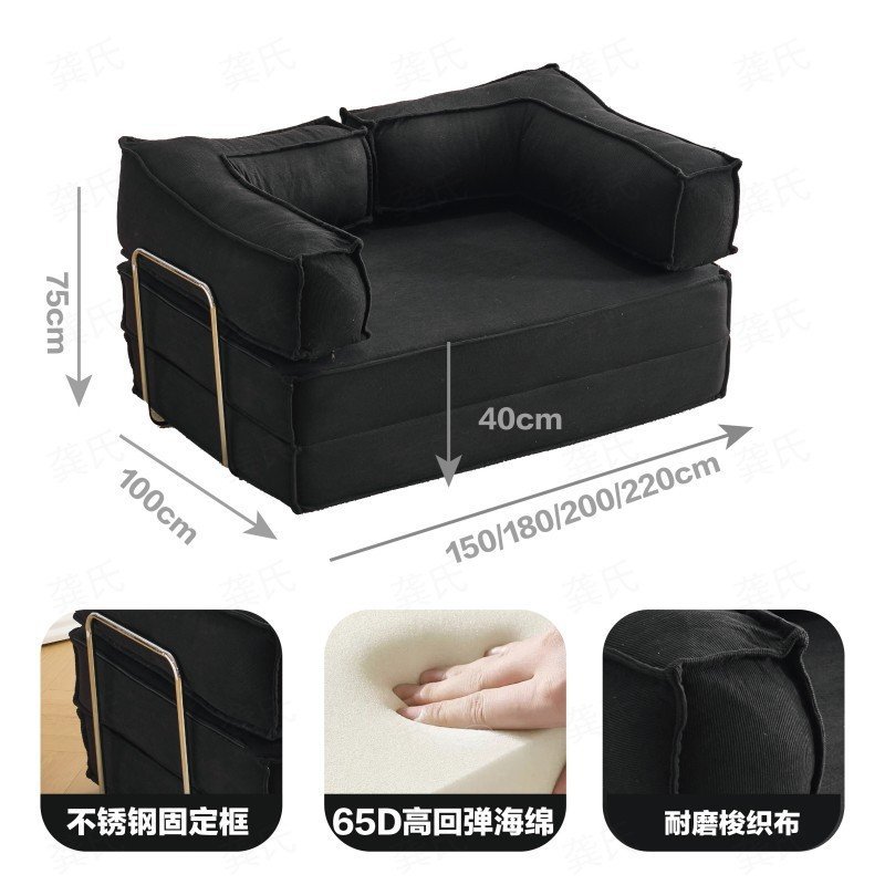 ソファベッド一体型兼用リビングルームホームレンタルルーム圧縮ソファ昼休み怠惰なソファリクライニング折りたたみソファ