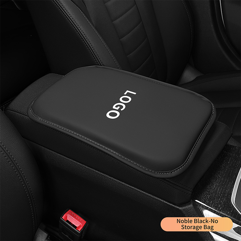 Pad Leather | Universal Armrest box pad - black