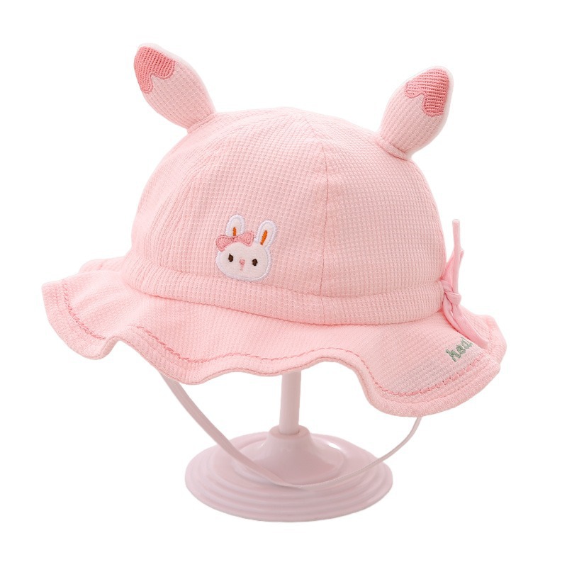 Sombreros para bebés primavera y otoño para niños y niñas viajan sombrero de pescador de sombrero de sombra lindo bebé caliente a prueba de viento sombrero de puerta de salmuera