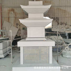 和之 天然石材石雕石塔图片 寺院佛塔层数 线雕工艺半手工方式