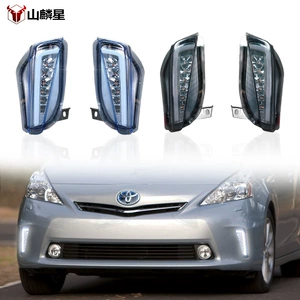 Toyota Prius 11-13 modelləri üçün LED gündüz işıqları, duman işıqları