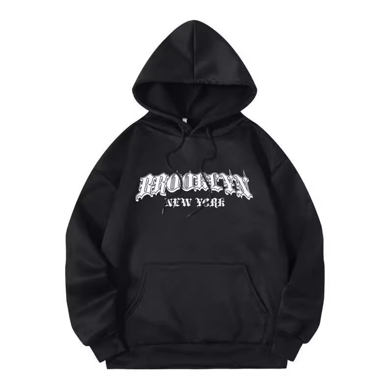 2025 Autumn Winter Women's Hooded Fleece Sweatshirt Jacket Korean Style Letter Loose Pullover Top 3D Print_voghion.com