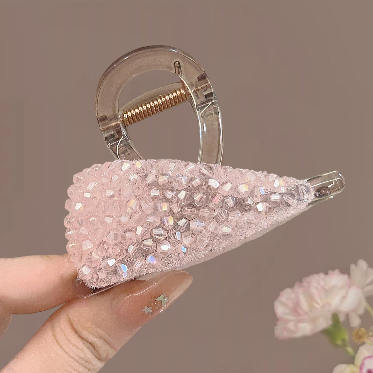 2026 nuevo clip de cabello ondulado clip de cabello de tiburón grande clip de cabello de mujer detrás de la cabeza de alta sensación clip de cabello accesorios para el cabello