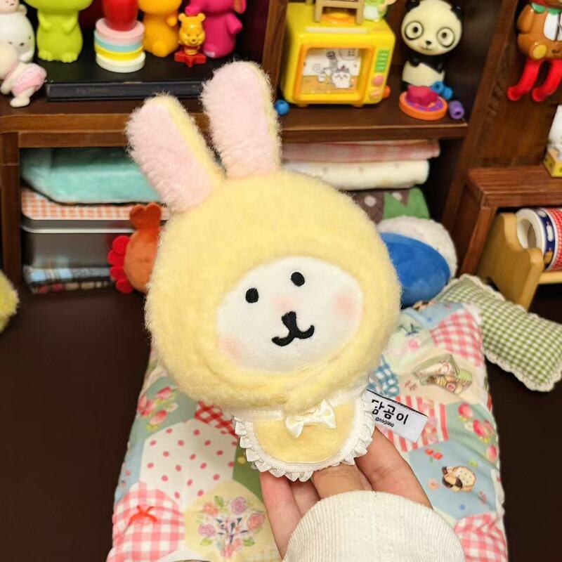可爱自嘲装饰围兜10娃衣玩偶3CM帽子娃用cm1头套熊娃小棉花配件布|undefined