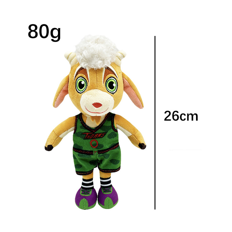 跨境新品GOAT movie plush 历史球员  羊羊球员 玩偶公仔玩具|undefined
