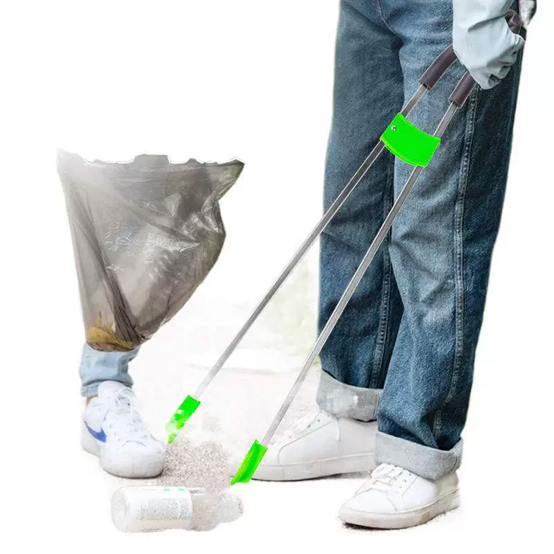 Aluminum alloy picking garbage clip picker sanitary clamping object garbage clamp sanitation double pole pickuper