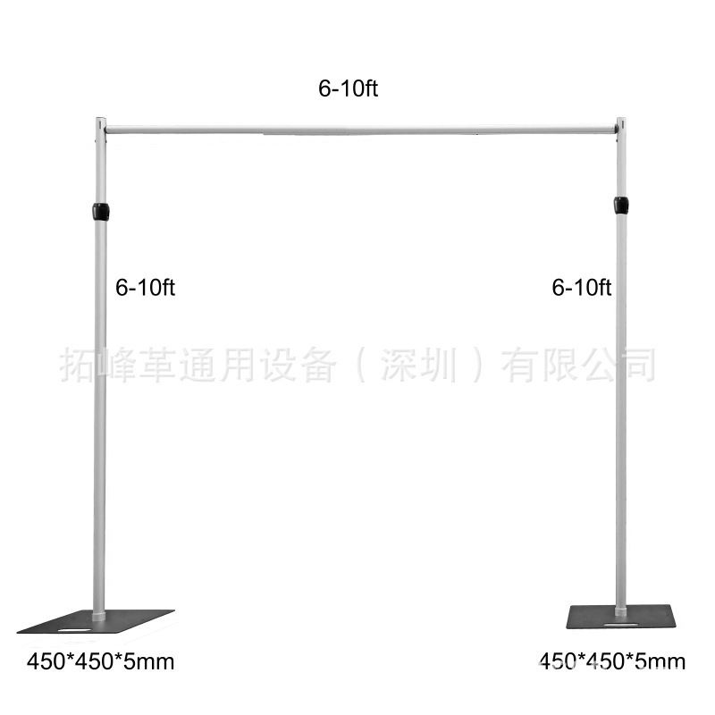 Factory direct adjustable 3*3 meters aluminum alloy wedding flower wall curtain shelf simulation flower telescopic background frame Silver Factory direct adjustable 3*3 meters aluminum alloy wedding flower wall curtain shelf simulation flower telescopic background frame Silver
