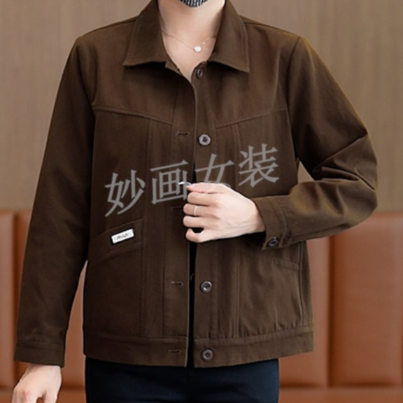 时尚水洗牛仔短外套女2025秋季新款宽松显瘦纯色百搭洋气夹克上衣|undefined