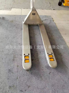5 tons stainless steel manual pallet truck hydraulic forklift ground cattle