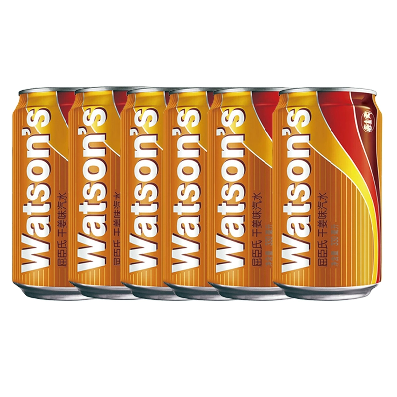 Watsons газировка с сухим имбирем вкус, 330 мл х 8 банок, соус хвост курицы, газированная напиток с имбирем