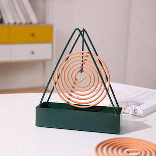 Mosquito Coil Holder for Home Use, Creative Iron Art Sandalwood Holder, Personal Care Tool Holder, Incense Coil Tray, Mosquito Coil Holder with Ash Tray