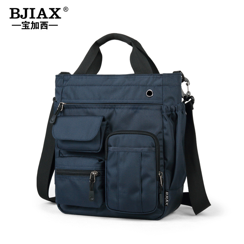 New cross-border wholesale men's commuter bag, crossbody shoulder bag, casual men's bag, multi-functional large tote bag