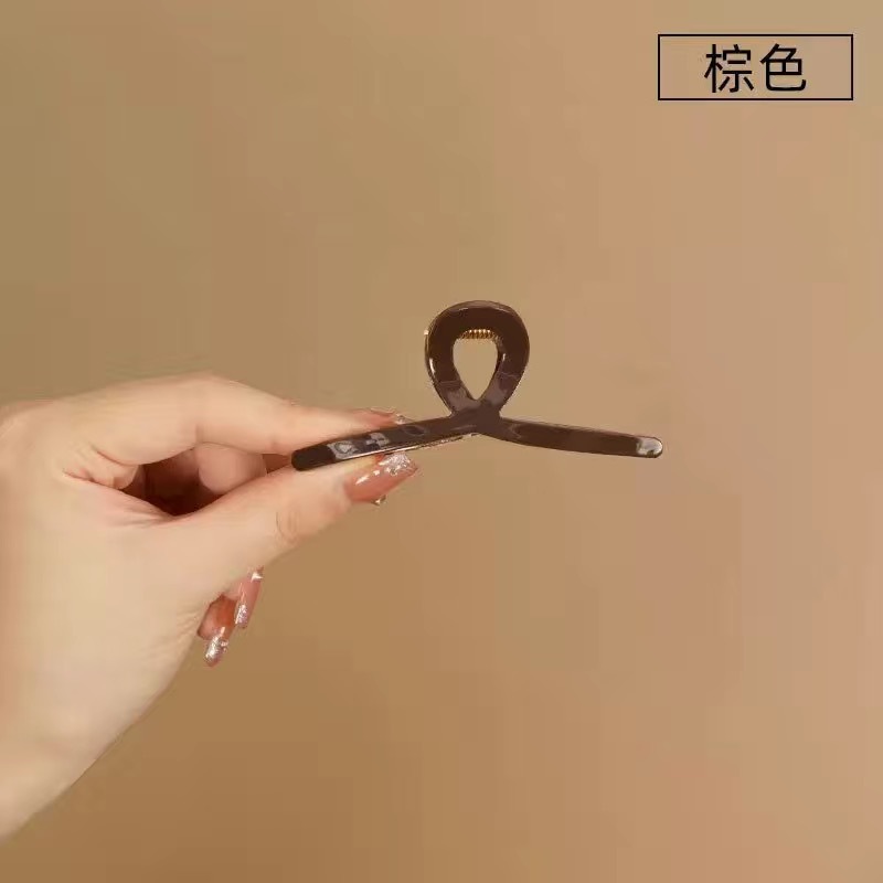 Pvc8cm 잡아 클립 [다크 브라운]