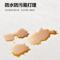 Linen roll foam wall stickers self-adhesive wallpaper waterproof and moisture-proof wallpaper bedroom warm rough room wall renovation stickers