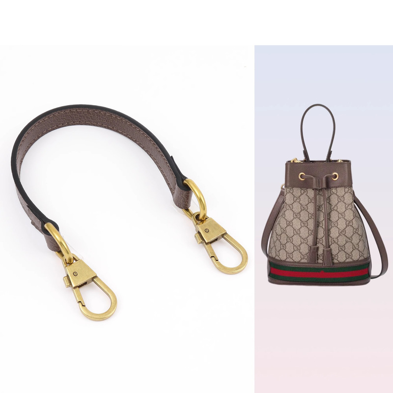 Suitable for Guochi Ophidia Bucket Bag Hand Strap Armpit Bag Shoulder Strap Gucci Strap Cowhide Bag Strap Accessories