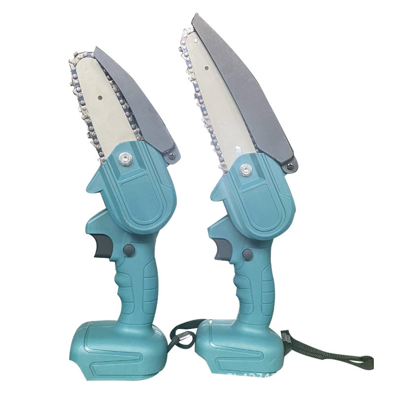 大功率户外无线电链锯便携手持式充电电链锯小型户外伐木锂电电锯