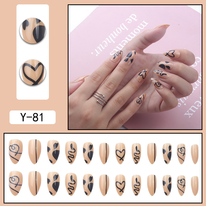 Simple Style Gradient Color Plastic Nail Patches 1 Set display picture 1