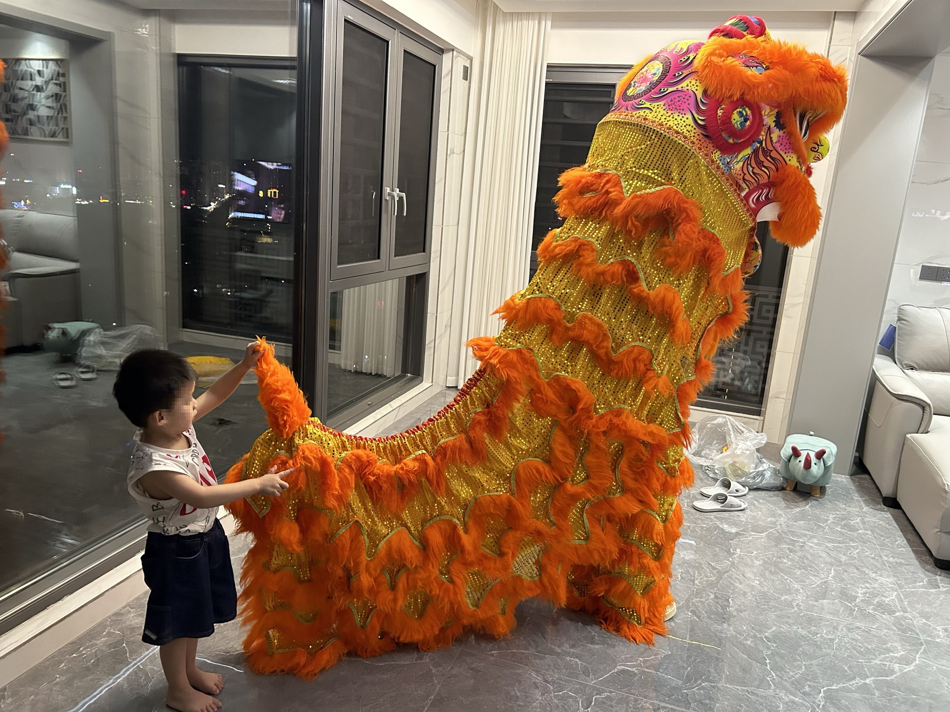 5호 오렌지 더블슈트(바지 2벌)