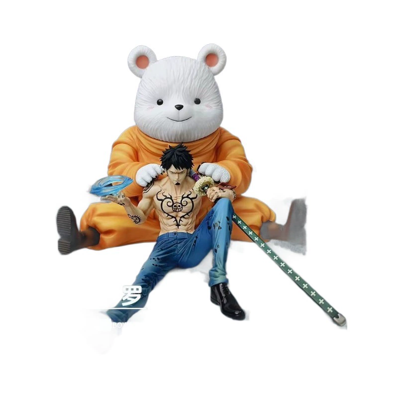 Фигура модели персонажа One Piece: поза сидя Роб БТ, поза сидя Медведь 02 Trafalgaro, хирургическое плодовое изделие