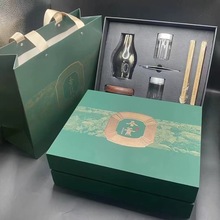 沉香香薰复古玻璃熏香奇楠原料套装送礼自用佳品套装礼盒简单大气