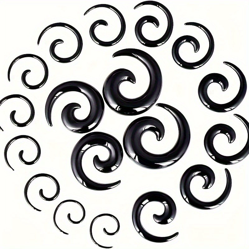 18 комплектов акриловой конической улитки для ушной раковины 14G-00G на Amazon EBAY