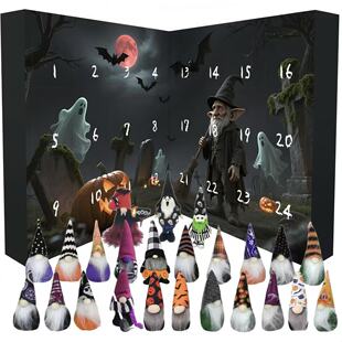 New Halloween Gnome Countdown Calendar Halloween Gnome Countdown Calendar