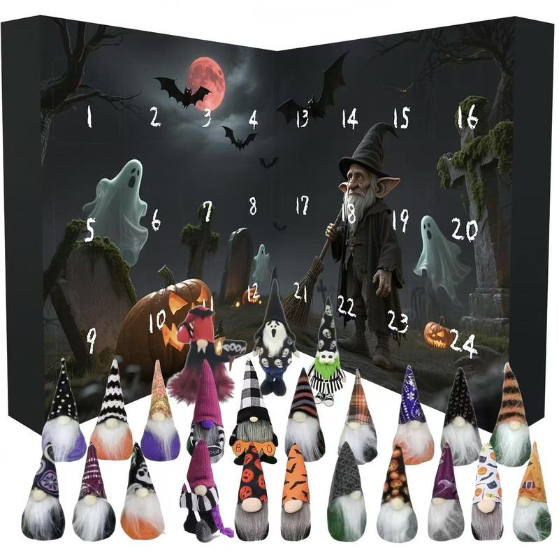 新しいハロウィンイブの終末カレンダーブラインドボックスオーナメントクロスボーダー新しいハロウィンブラインドボックスおもちゃクリエイティブ喪|undefined