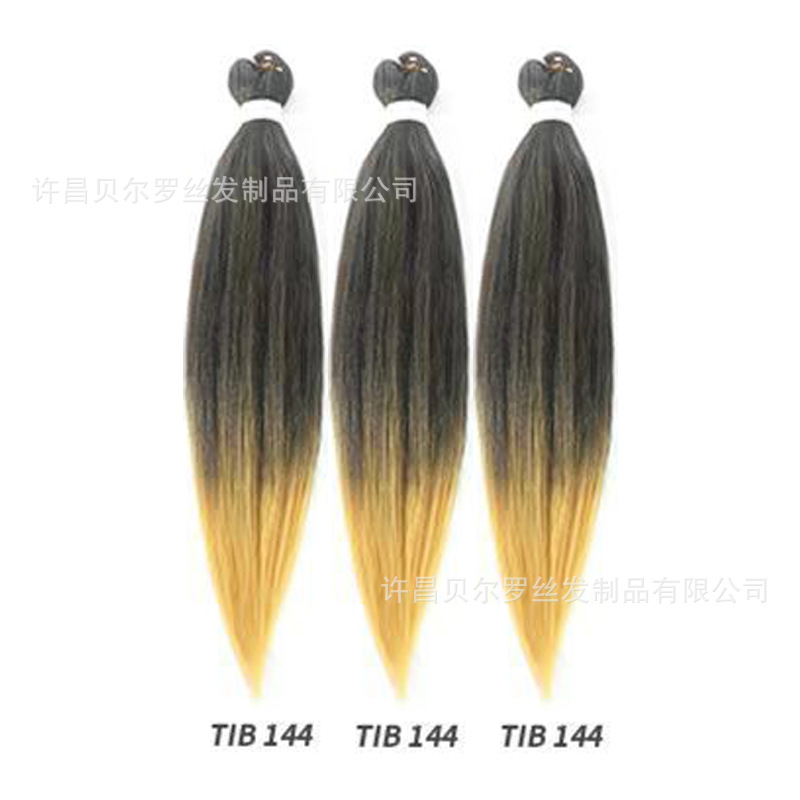 Kit de 3 pelucas EZ Braid – cabello synthetic, colores sólidos/degradé